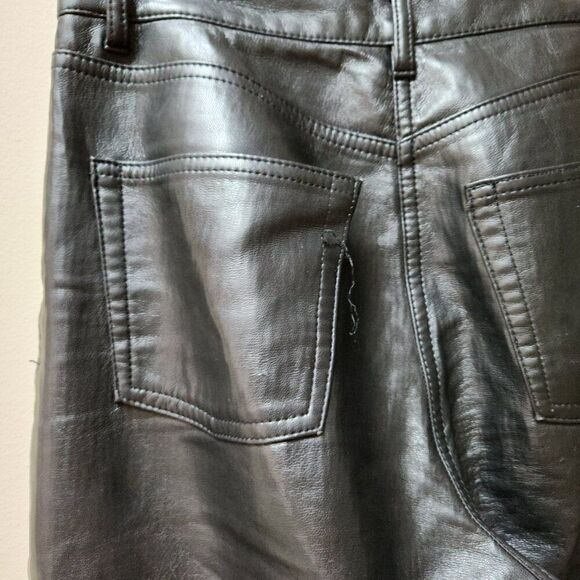 Aritzia Wilfred black faux leather pants / 4 - Picture 5 of 6